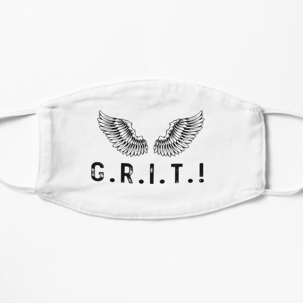 Grit Design for Passionate fellows Flat Mask