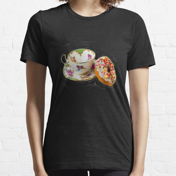 Tea Cup And Donut Essential T-Shirt