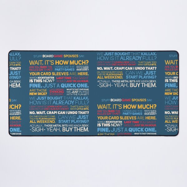 Item preview, Stuff Board Game Spouses Say designed and sold by polliadesign.