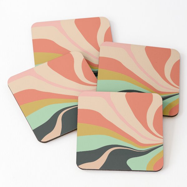 Item preview, Retro Floral #1 - Abstract Art Print designed and sold by ALICIA BOCK.