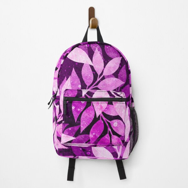 Item preview, Purple watercolour leaves designed and sold by Lyndseyteeson.