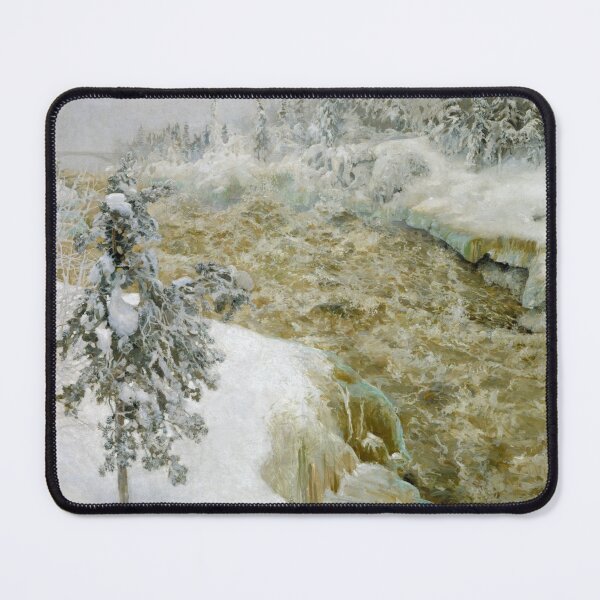 Item preview, Akseli Gallen-Kallela - Imatra Falls in Snow designed and sold by ArtExpression.