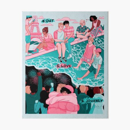 Heartstopper 5th Anniversary (PART 1/2) Art Board Print for Sale by  saevity