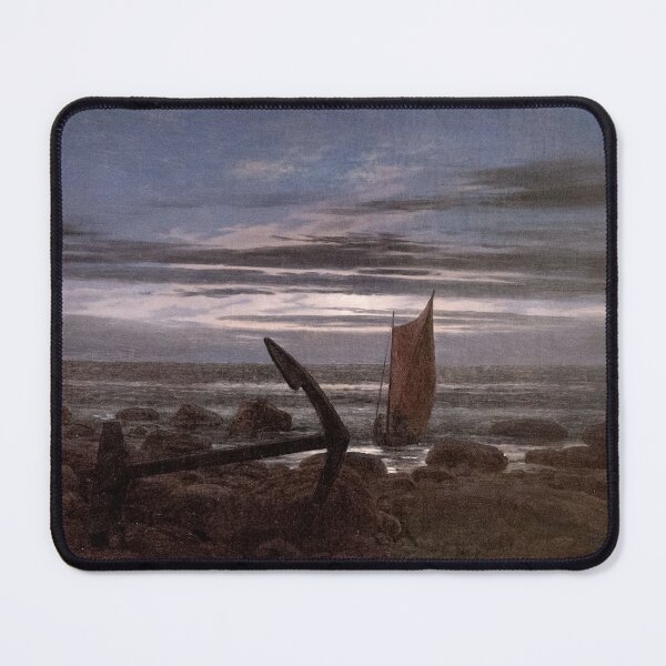 Item preview, Caspar David Friedrich - Abend an der Ostsee designed and sold by ArtExpression.