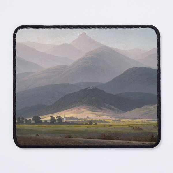 Item preview, Caspar David Friedrich - View of the Small Sturmhaube from Warmbrunn designed and sold by ArtExpression.