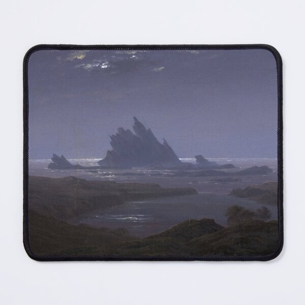 Item preview, Caspar David Friedrich - Rocky Reef on the Seashore designed and sold by ArtExpression.