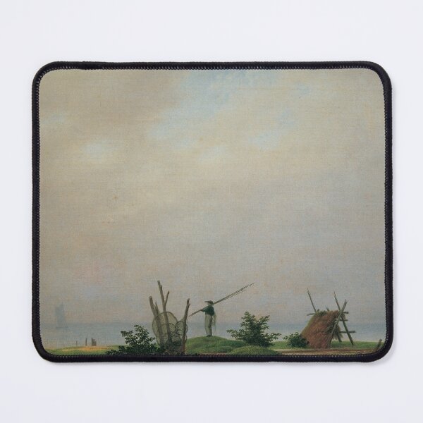 Item preview, Caspar David Friedrich - Seashore with Fisherman designed and sold by ArtExpression.