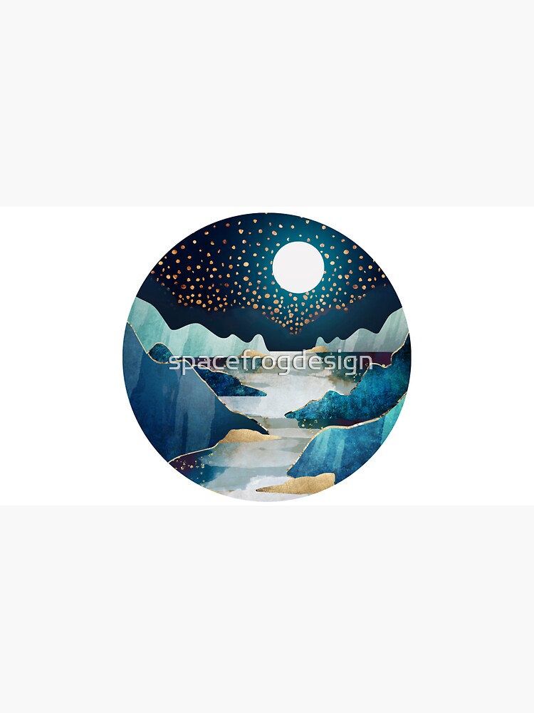 Thumbnail 6 of 6, Bucket Hat, Moon Glow designed and sold by spacefrogdesign.