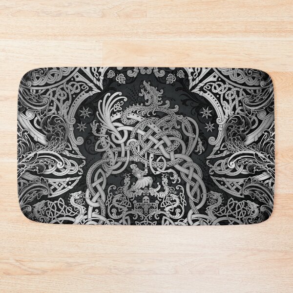 Item preview, Viking style Dragon - Dark, black and silver designed and sold by Abysm Internal.