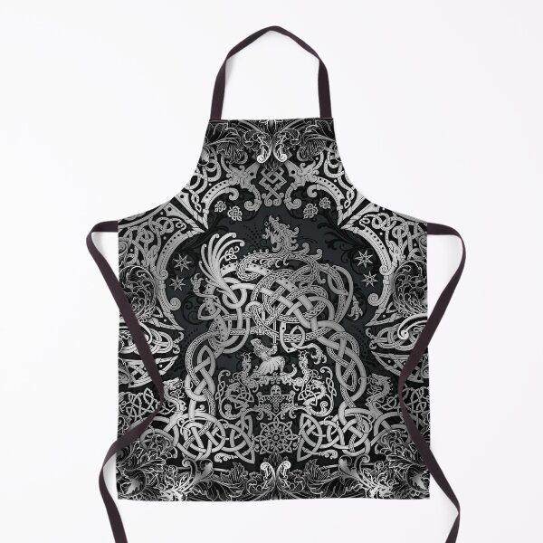 Item preview, Viking style Dragon - Dark, black and silver designed and sold by Abysm Internal.