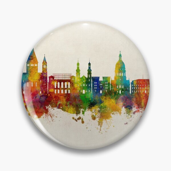 Item preview, Mainz Germany Skyline designed and sold by ArtPrints.