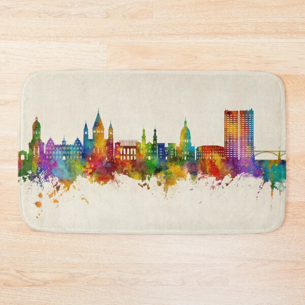 Item preview, Mainz Germany Skyline designed and sold by ArtPrints.