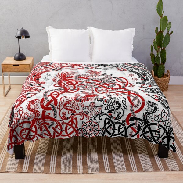 Item preview, Viking style Dragon - White, Black and Red designed and sold by Abysm Internal.
