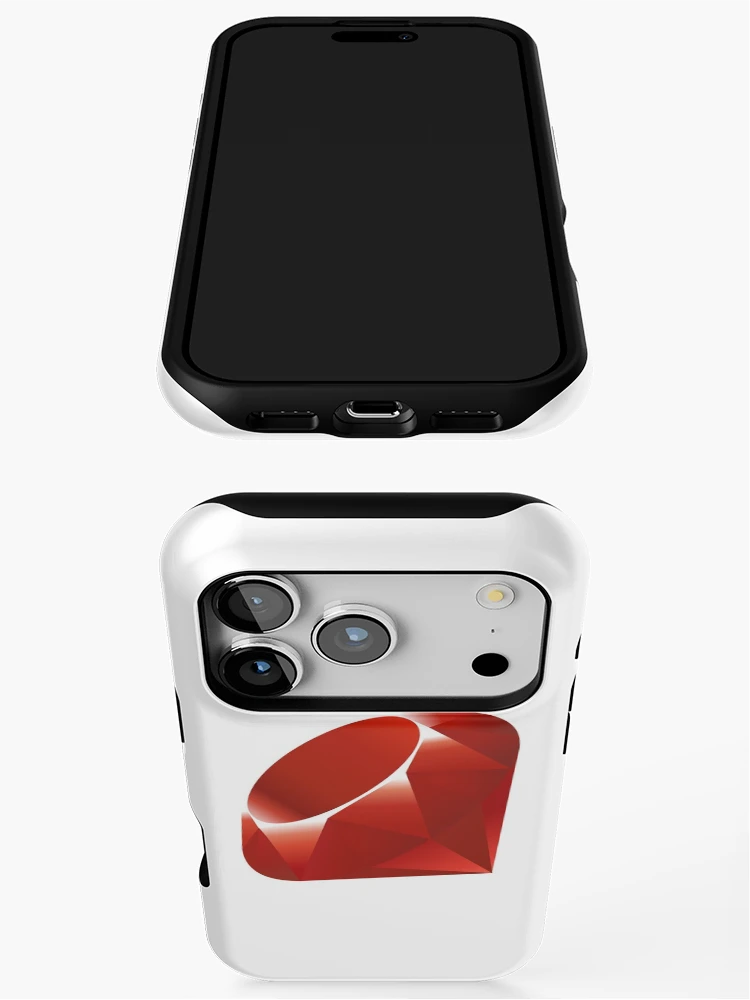 Thumbnail 3 of 4, iPhone Case, Ruby - Programming Language Logo designed and sold by UnitShifter.