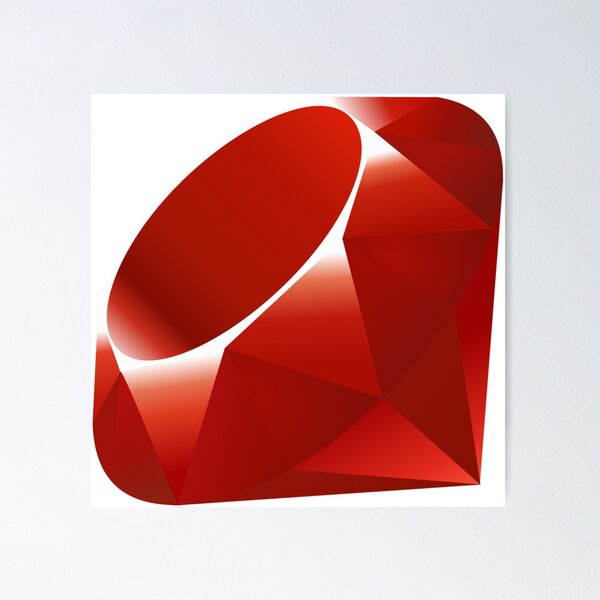 Artikel-Vorschau von Ruby - Programmiersprache Logo, designt und verkauft von UnitShifter.