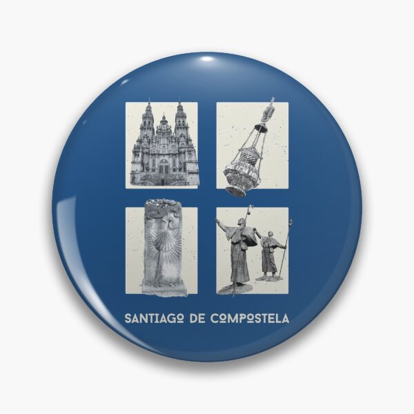 Item preview, El Camino Places Santiago de Compostela Cream version designed and sold by Caminovi.