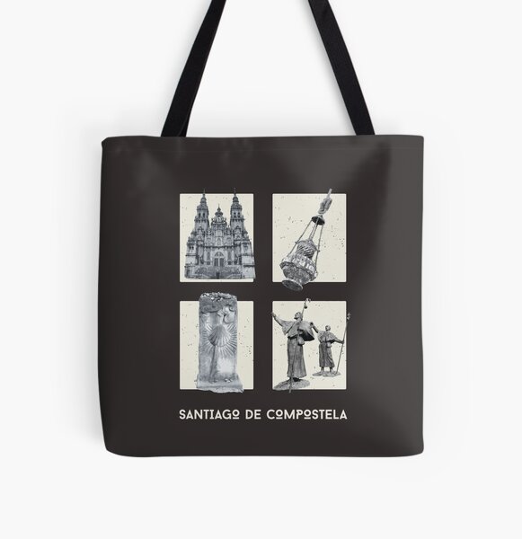 Artikel-Vorschau von El Camino Places Santiago de Compostela Creme-Version, designt und verkauft von Caminovi.