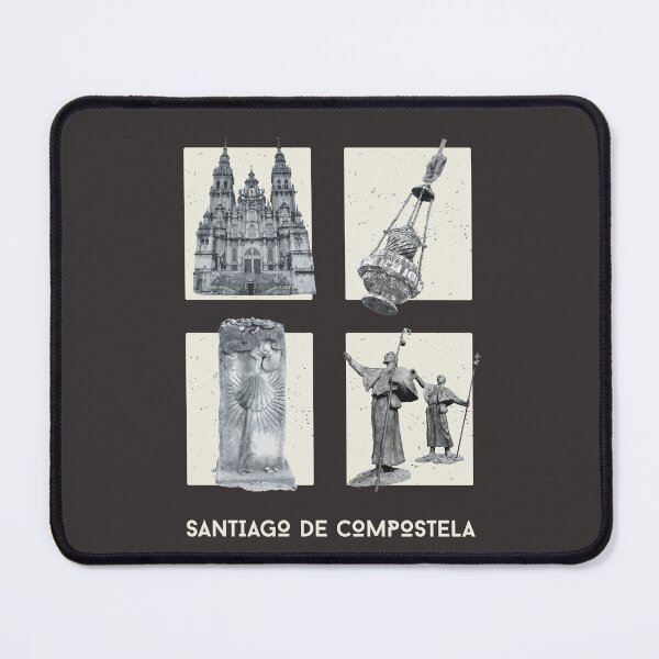 Item preview, El Camino Places Santiago de Compostela Cream version designed and sold by Caminovi.