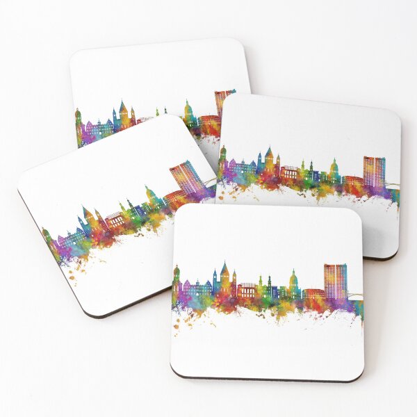 Item preview, Mainz Germany Skyline designed and sold by ArtPrints.