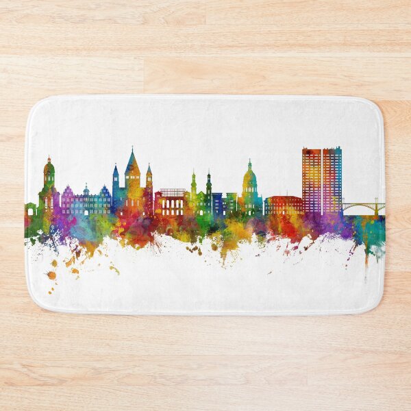 Item preview, Mainz Germany Skyline designed and sold by ArtPrints.
