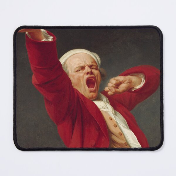 Item preview, Joseph Ducreux - Self-Portrait, Yawning designed and sold by ArtExpression.
