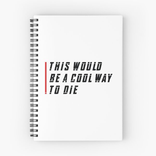 Item preview, This Would Be a Cool Way To Die (Red and Black) designed and sold by FilipeFerreira.