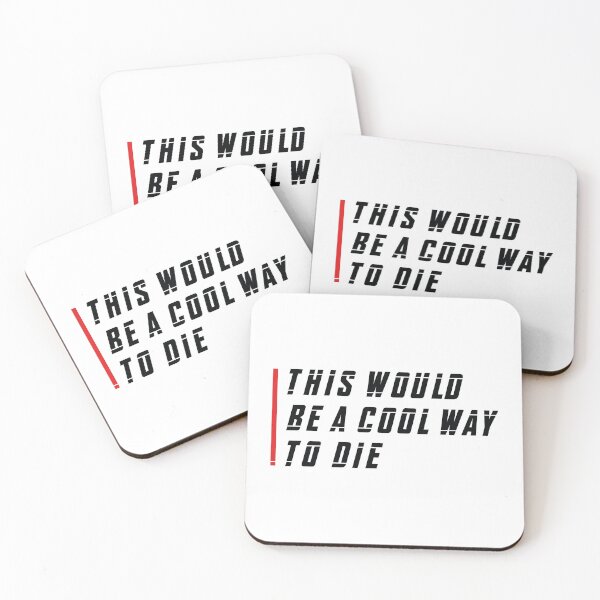 Item preview, This Would Be a Cool Way To Die (Red and Black) designed and sold by FilipeFerreira.