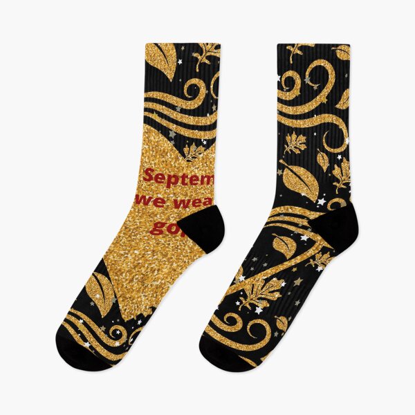Item preview, In September we wear gold - September gold colour designed and sold by Hanger52.
