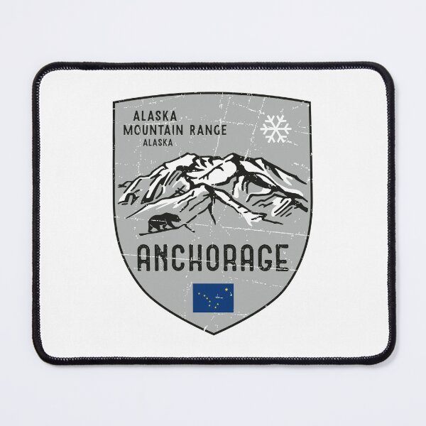 Item preview, Anchorage Mountain Alaska Emblem designed and sold by posay.