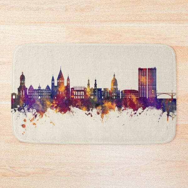 Item preview, Mainz Germany Skyline designed and sold by ArtPrints.