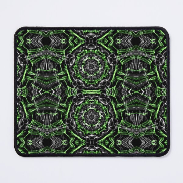 Item preview, Liquid Light Series #89 ~ Green and Grey Abstract Fractal Pattern designed and sold by Ascension Vibrations.