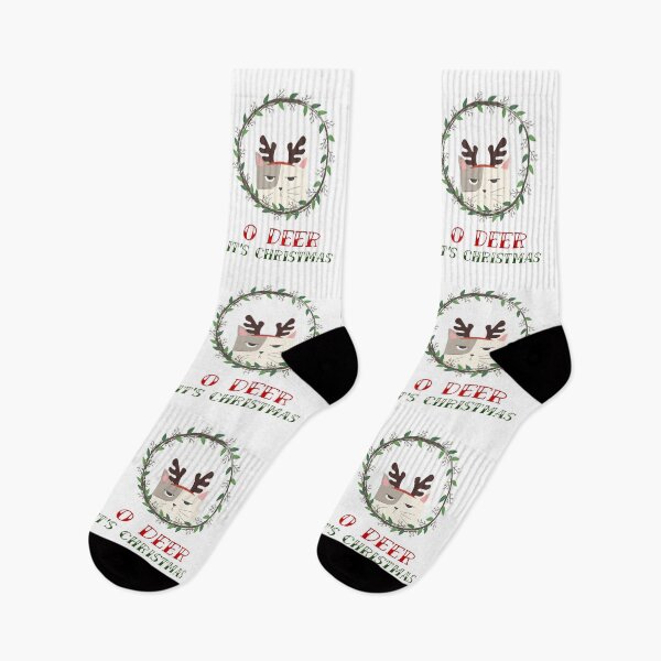 Item preview, Grumpy Christmas Cat O Deer designed and sold by avit1.