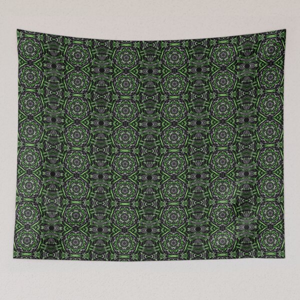 Item preview, Liquid Light Series #89 ~ Green and Grey Abstract Fractal Pattern designed and sold by Ascension Vibrations.
