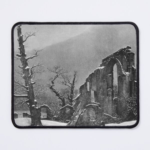 Item preview, Caspar David Friedrich - Winter - Monk in the Snow designed and sold by ArtExpression.
