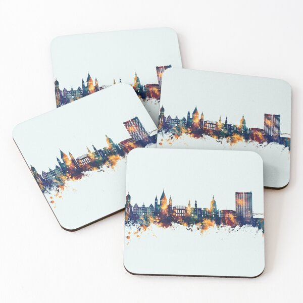 Item preview, Mainz Germany Skyline designed and sold by ArtPrints.