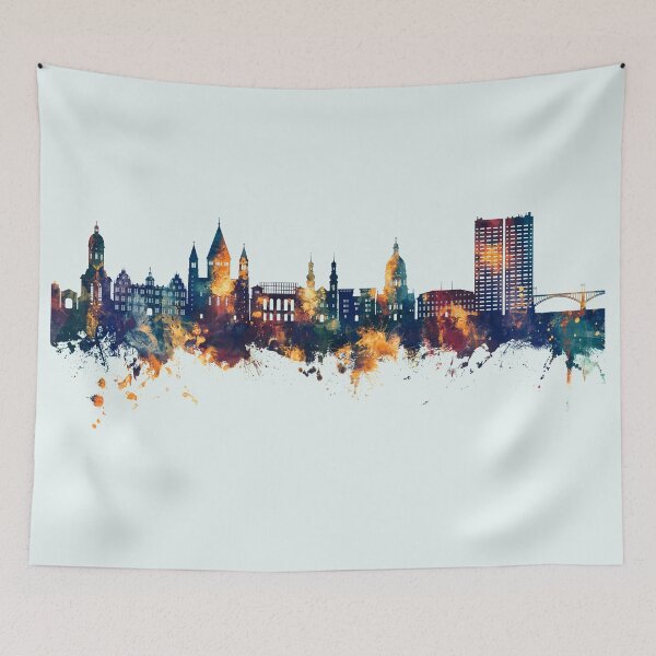Item preview, Mainz Germany Skyline designed and sold by ArtPrints.