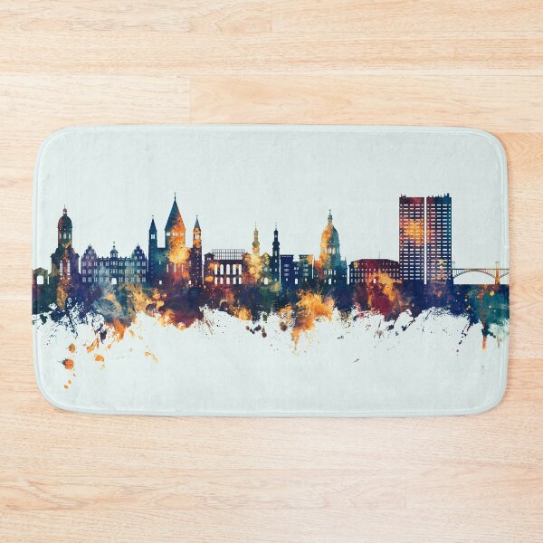 Item preview, Mainz Germany Skyline designed and sold by ArtPrints.