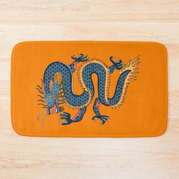 Item preview, TIBETAN DRAGON RUG-orange designed and sold by BEATRIZ ABAITUA.