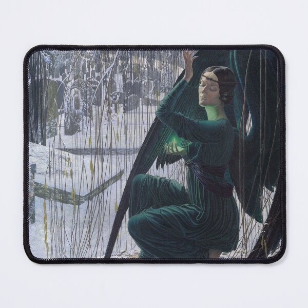 Item preview, Carlos Schwabe - Death and the Grave Digger designed and sold by ArtExpression.
