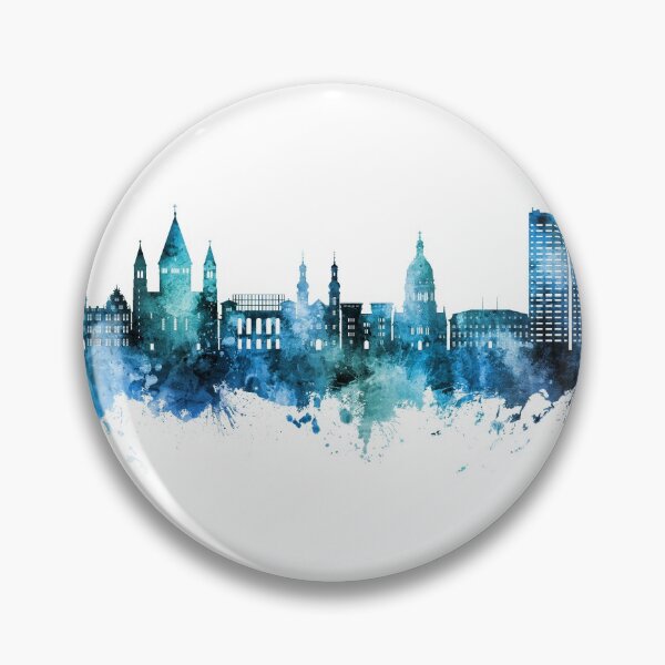 Item preview, Mainz Germany Skyline designed and sold by ArtPrints.