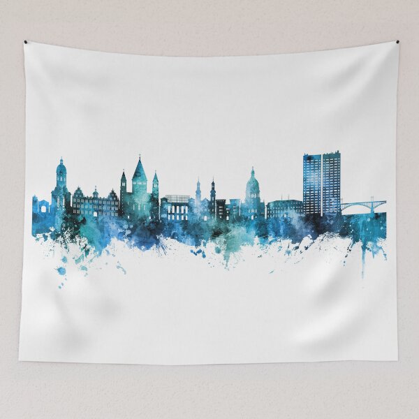 Item preview, Mainz Germany Skyline designed and sold by ArtPrints.