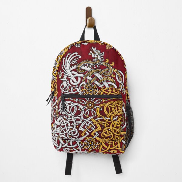 Item preview, Viking style Dragon - Gold Red designed and sold by Abysm Internal.
