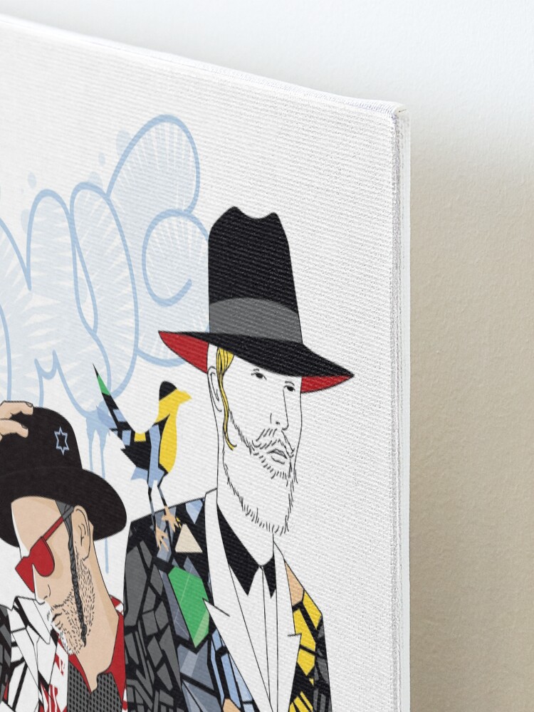 Alternate view of Jewish on Graffiti Mounted Print