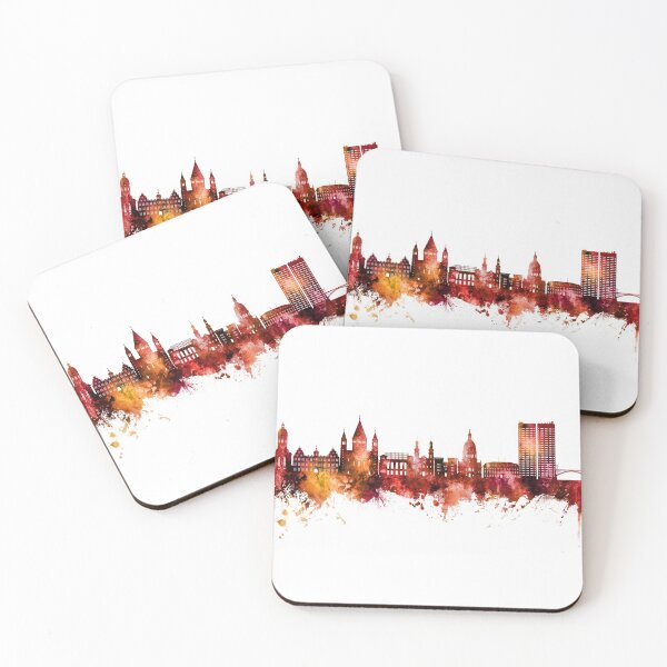 Item preview, Mainz Germany Skyline designed and sold by ArtPrints.