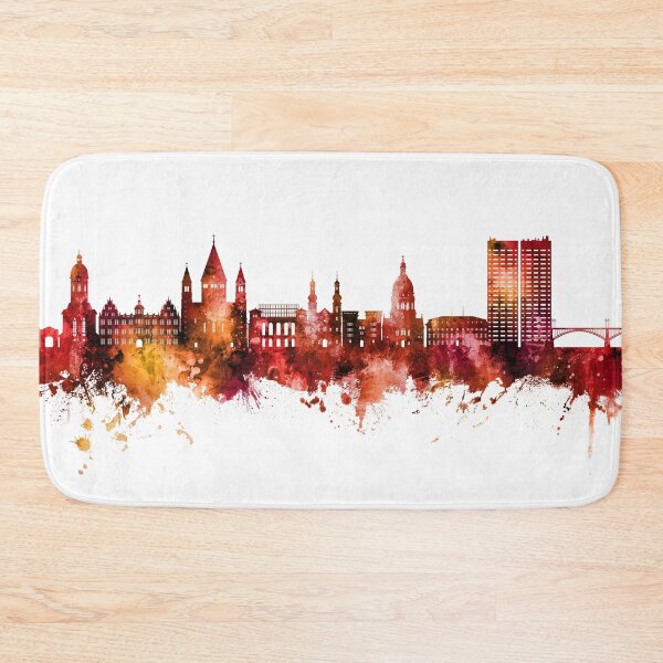 Item preview, Mainz Germany Skyline designed and sold by ArtPrints.