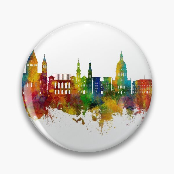 Item preview, Mainz Germany Skyline designed and sold by ArtPrints.