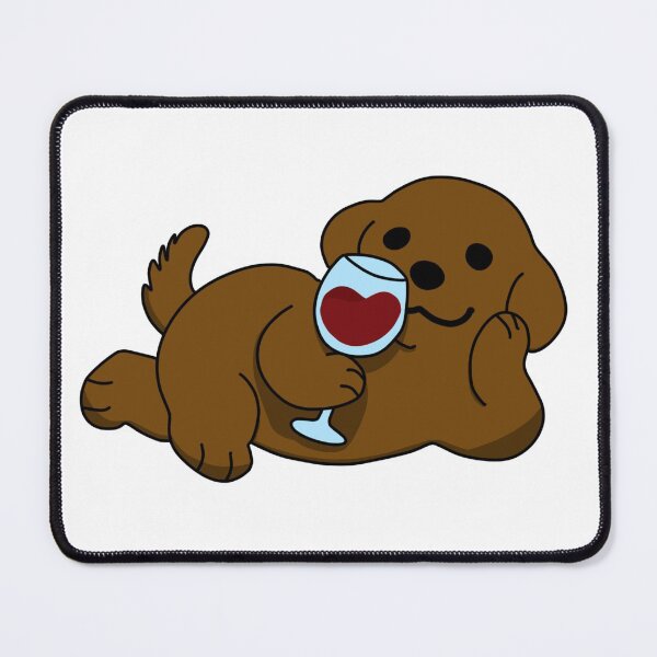 Item preview, Love, wine and puppy! designed and sold by daniloramirezcr.