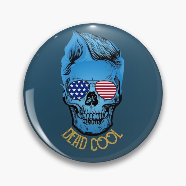 Item preview, True Blue  Dead Cool American patriot Skull- Airsoft by Design  designed and sold by AirsoftBD.