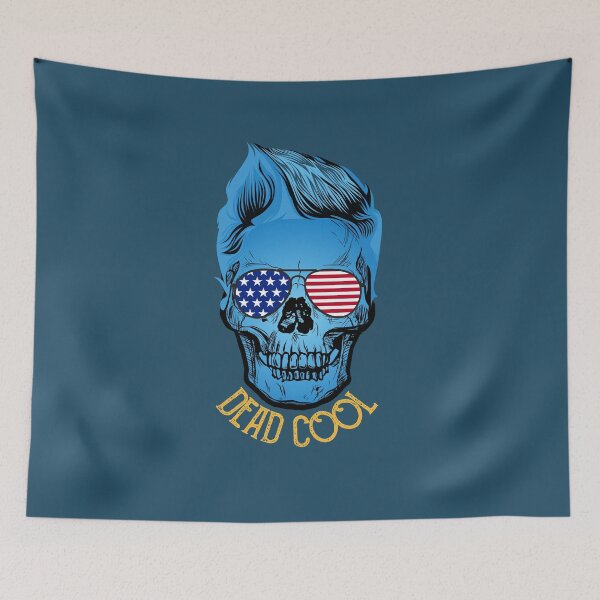 Item preview, True Blue  Dead Cool American patriot Skull- Airsoft by Design  designed and sold by AirsoftBD.