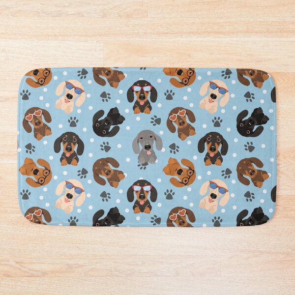 Item preview, Happy Dachshund Sausage Dogs designed and sold by Lulupainting.